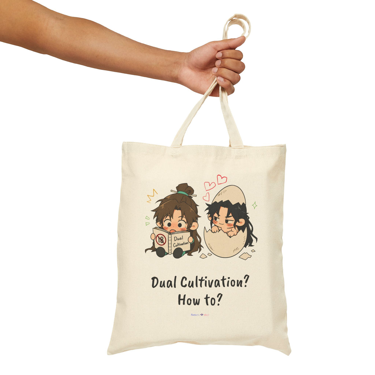 Personalized  Dual Cultivation Study Couple Tote Bag