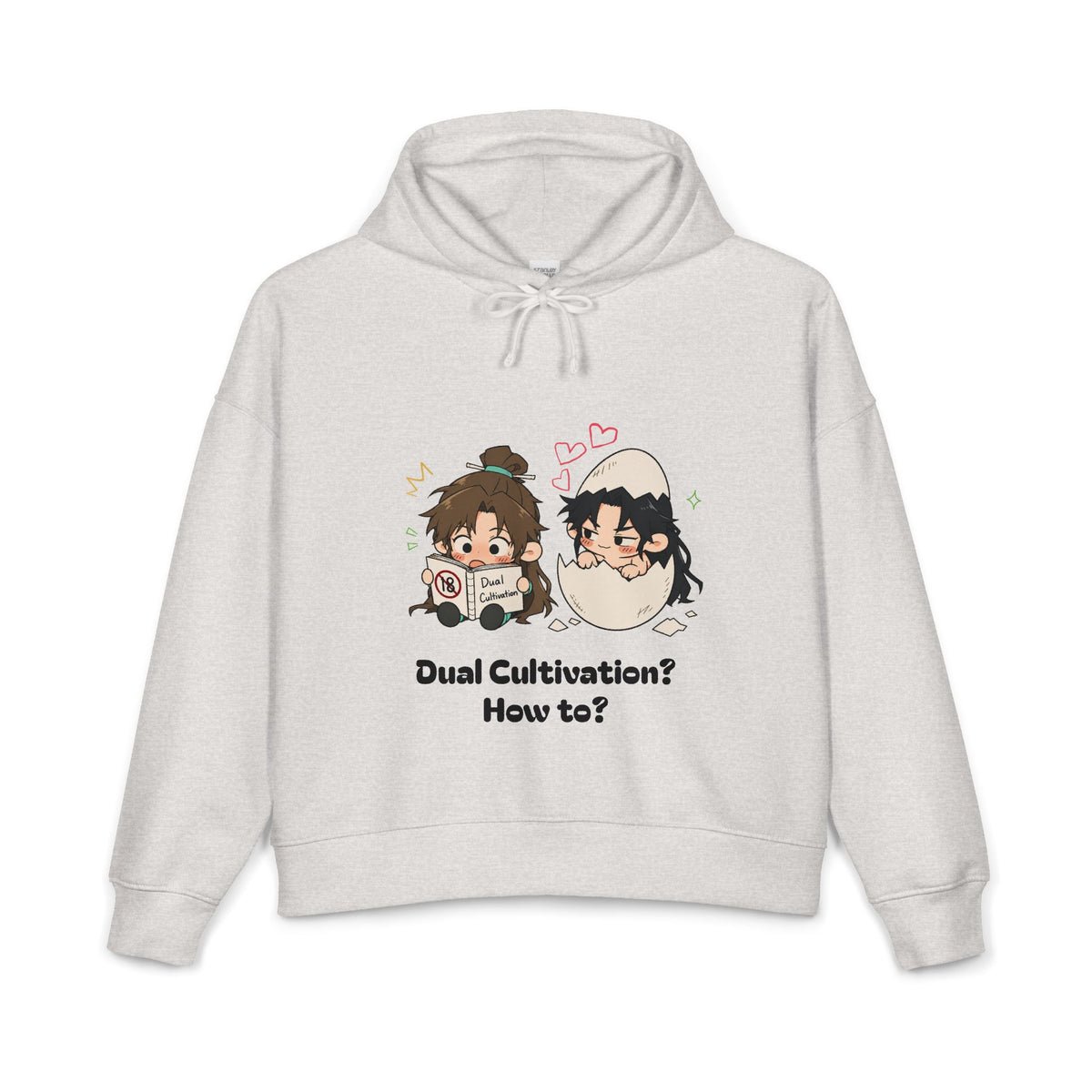 Personalized Dual Cultivation Study Couple Illustration Hoodie