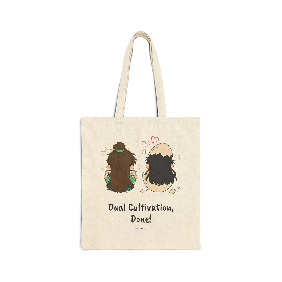 Personalized  Dual Cultivation Study Couple Tote Bag