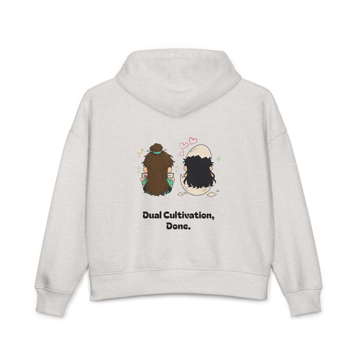 Personalized Dual Cultivation Study Couple Illustration Hoodie