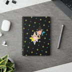Starry Duo A5 Spiral Notebook Lined Journal ｜May the Stars Watch Over My King