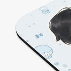 Who is/are Dad of The Little Mermaids? Cute Chibi  Mouse Pad