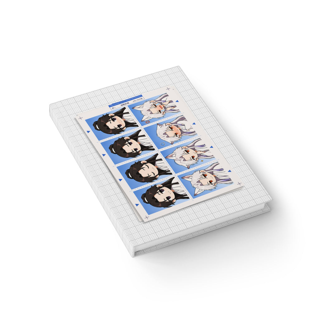 Passport Photo Style Cover Sketchbook | The Silver Fox's Tribulation