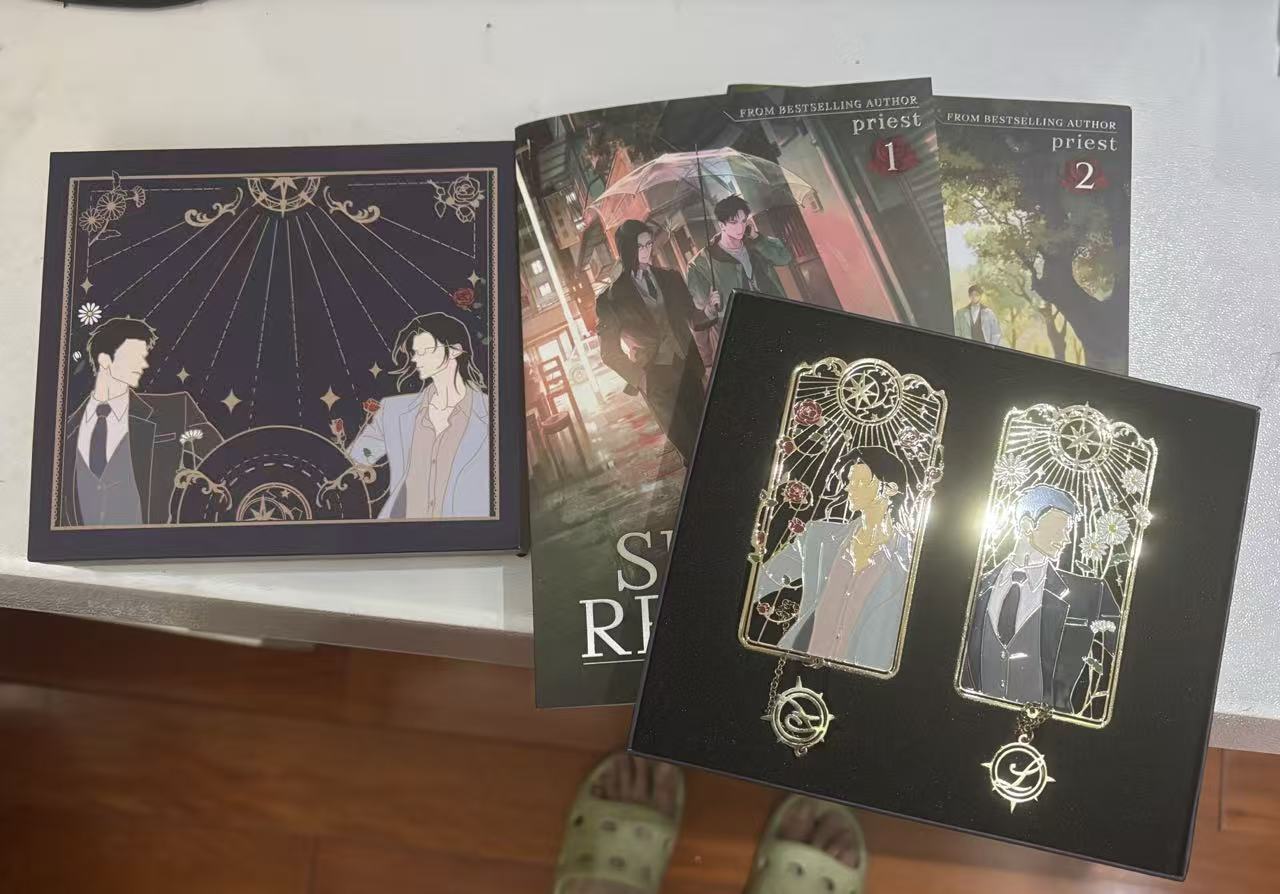 Silent Reading Audio Drama Finale Gift Box Metal Bookmark