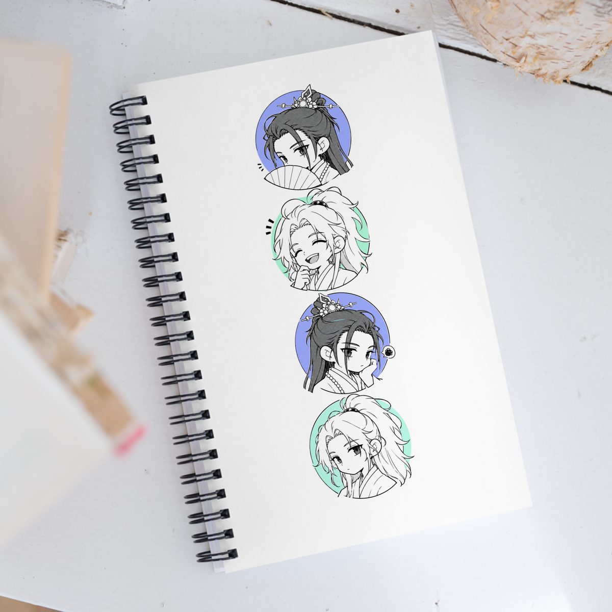 Manhua Cover Dotted Pages Notebook | The Prince’s 10-Year Crush on Me?