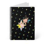 Starry Duo A5 Spiral Notebook Lined Journal ｜May the Stars Watch Over My King