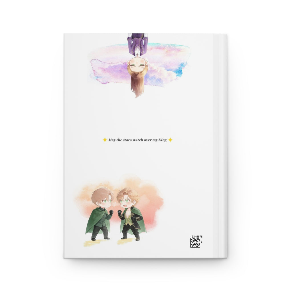 May the Stars Watch Over My King BL | Chibi Royal Couple Hardcover Journal