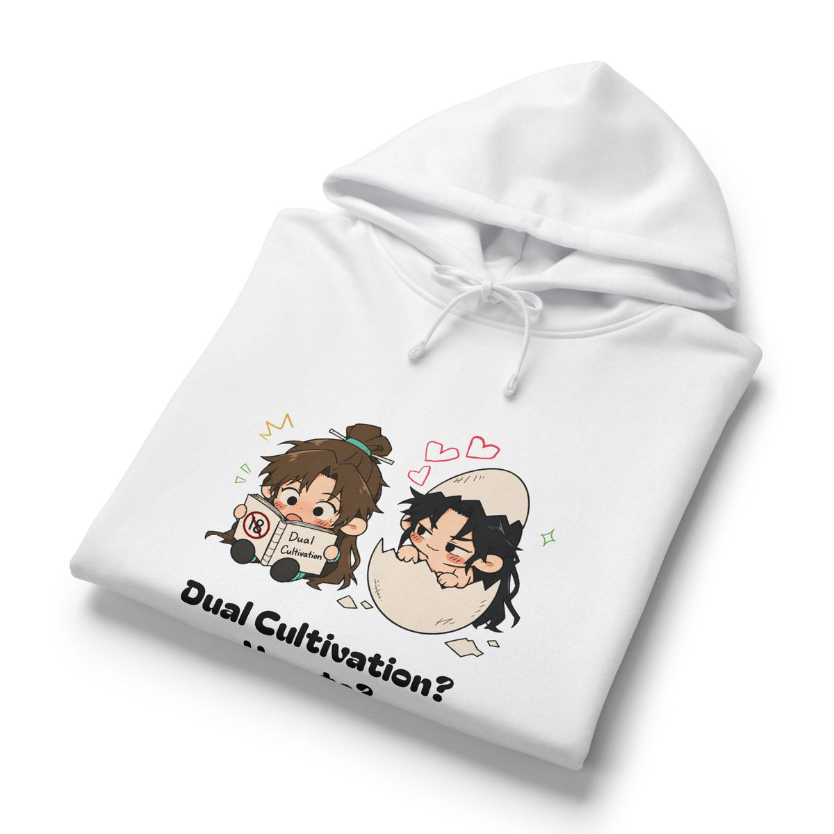 Personalized Dual Cultivation Study Couple Illustration Hoodie