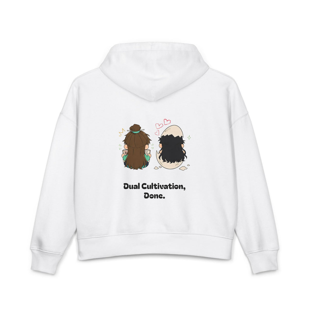 Personalized Dual Cultivation Study Couple Illustration Hoodie