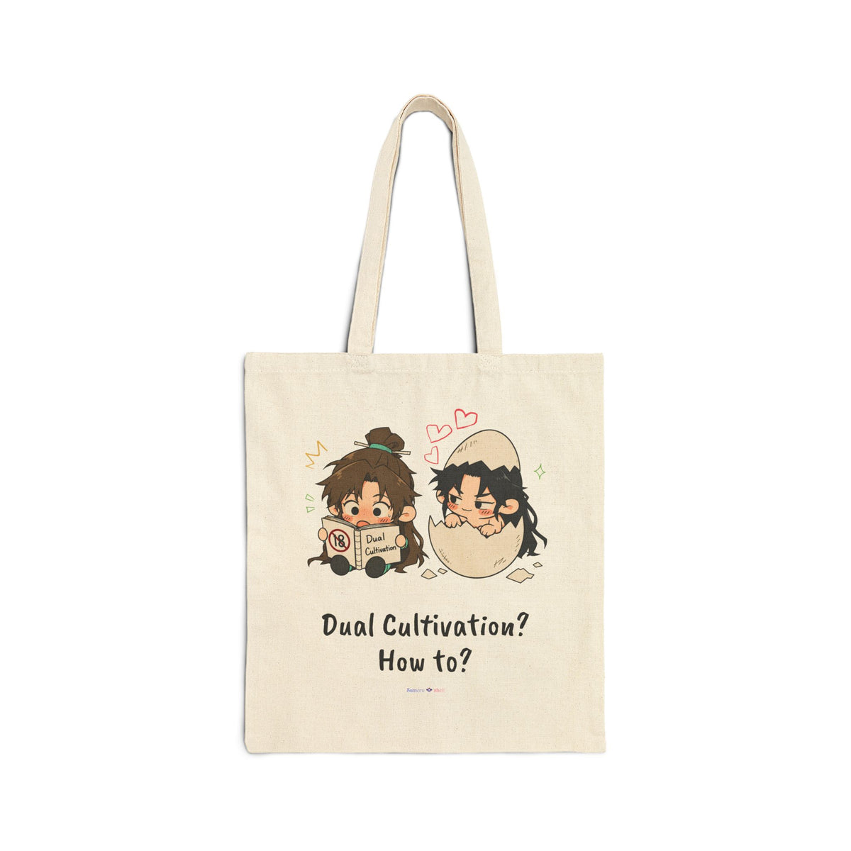Personalized  Dual Cultivation Study Couple Tote Bag