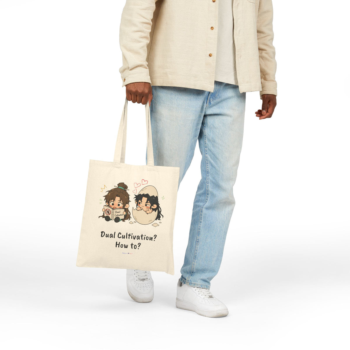 Personalized  Dual Cultivation Study Couple Tote Bag