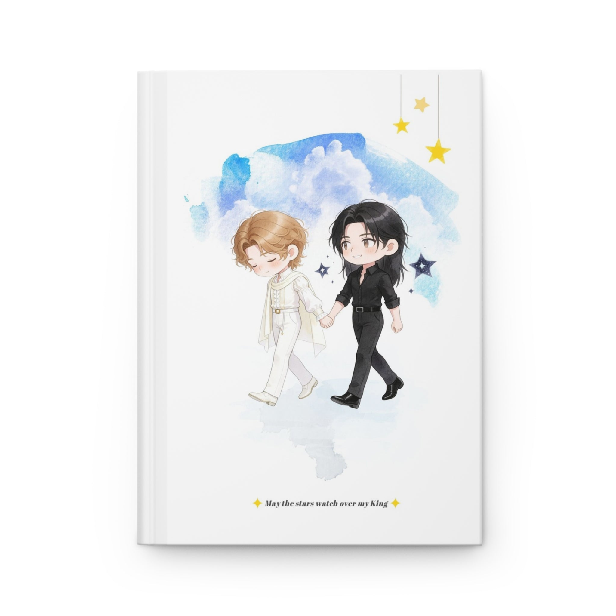 May the Stars Watch Over My King BL | Chibi Royal Couple Hardcover Journal + Episode Activation Code
