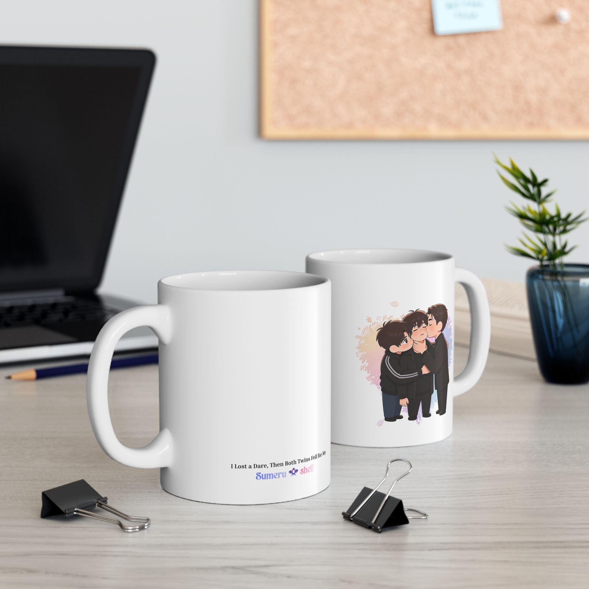 Twins Fell for Me Ceramic Mug