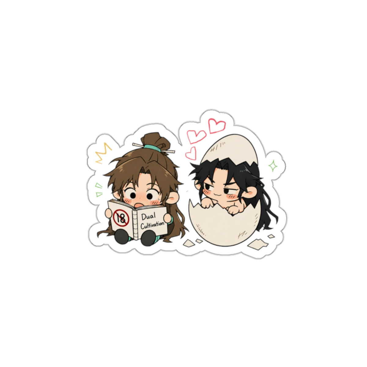 Dual Cultivation Study Session Sticker｜Ghost King