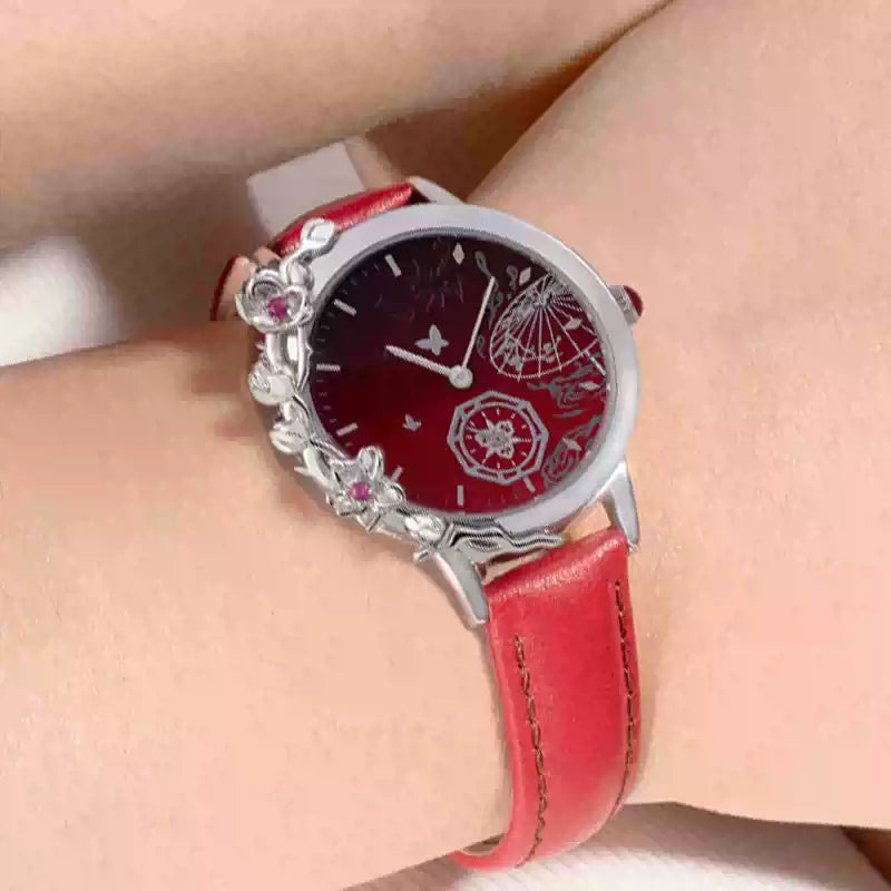 Hua Cheng Red Umbrella Framed Quartz Watch 【US only】