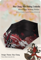 Heaven Official’s Blessing - Hua Cheng Slim Folding Umbrella